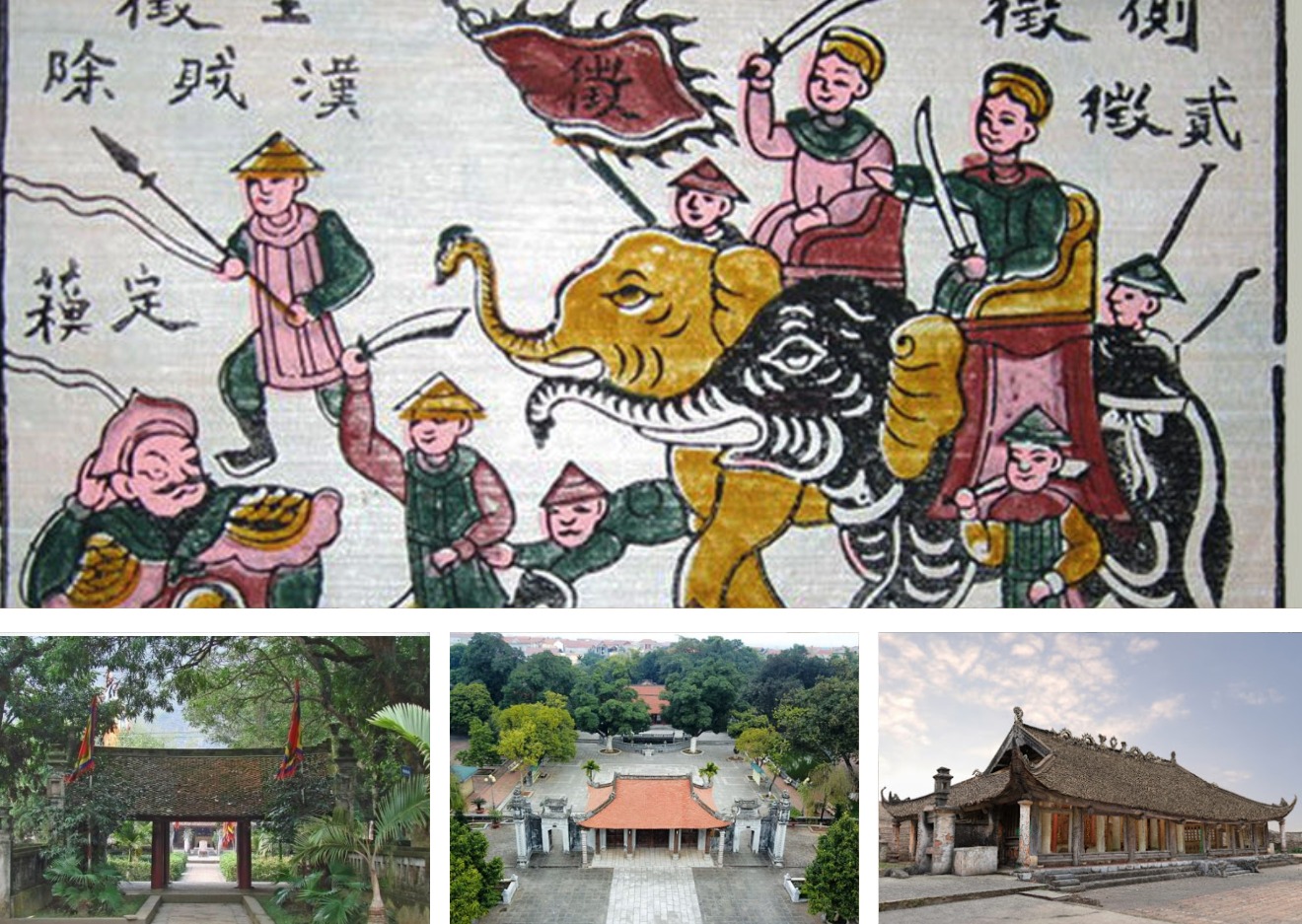 Histoire du Vietnam periode de deux soeurs Trung